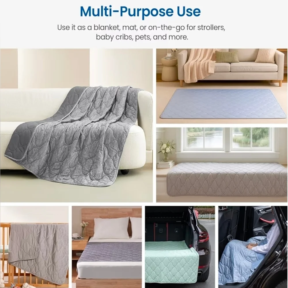 NIB Snuggle Sac Cooling Blanket Twin Cooling Comforter Duvet Q-Max 0.4